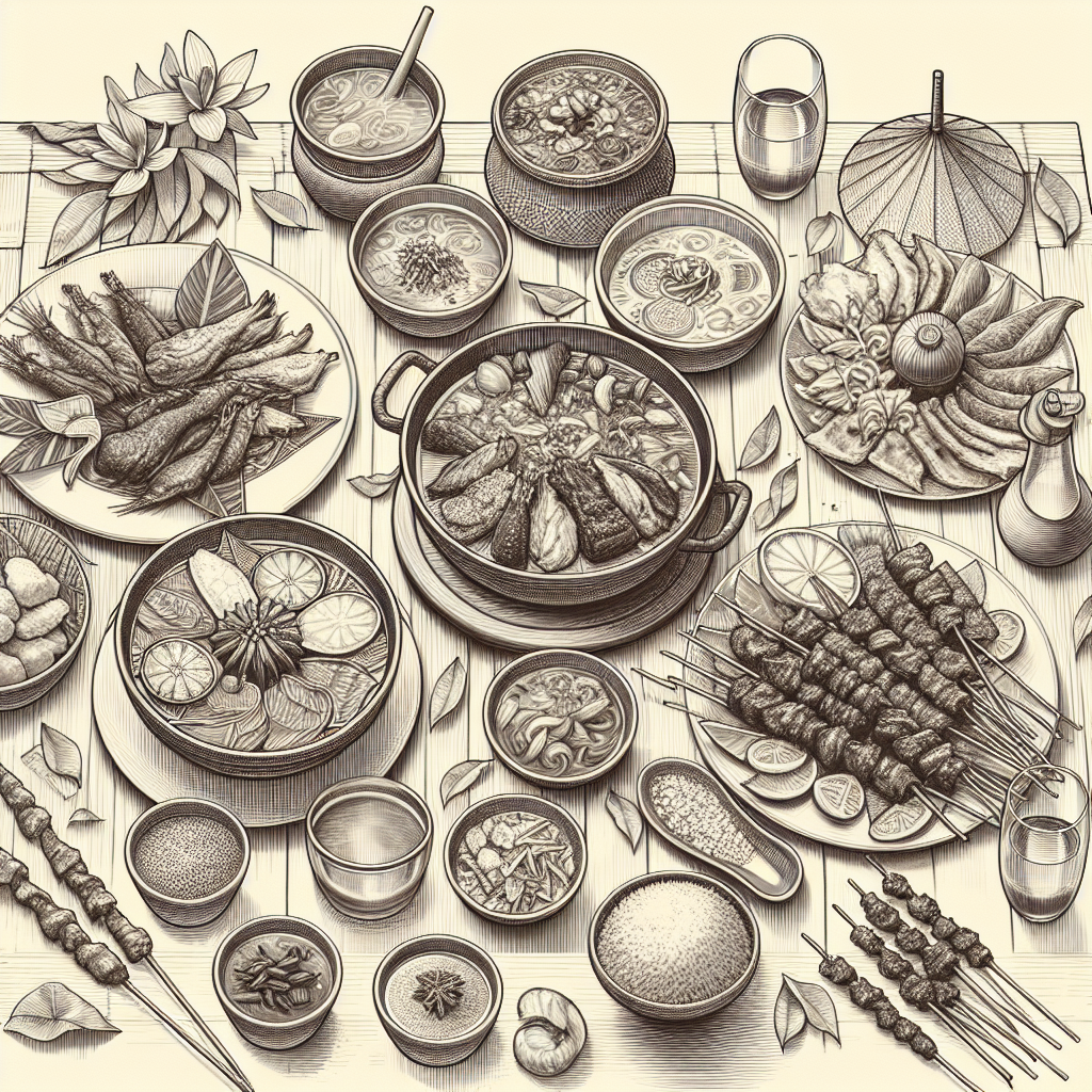 Menjelajahi Kekayaan Sketsa Makanan Tradisional Indonesia